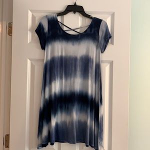 Tie-dye swing dress